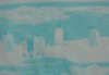 Wholesale green peva shower curtain
