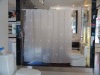 Wholesale white pvc shower curtain