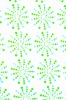 Wholesale green printing peva shower curtain