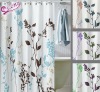Wholesale Printed Polyester Shower Curtain Fabric Bath Textile