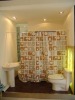 Wholesale hot selling pvc clear yellow shower curtain