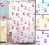 Wholesale Printed Polyester Shower Curtain Fabric Bath Textile