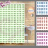 Wholesale Printed Polyester Shower Curtain Fabric Bath Textile