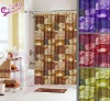 Wholesale Printed Polyester Shower Curtain Fabric Bath Textile