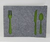 Wholesale 2011 promotion felt placemat