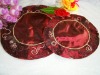Wholesale Satin oval placemats(PM-R01)