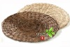 Wholesale Natural Woven Rush Grass Round Placemat