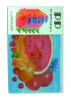 Wholesale 6+6 PP Placemats Set Size:42x27cm & 9.3x9.3cm - A04852