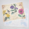 Wholesale square pp placemat with beauty flower