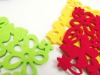 Wholesale new design felt coaster and felt placemat