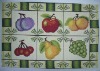 Wholesale 100% polyester material woven design placemat