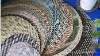 Wholesale Round woven Viynl Placemat