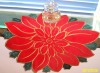 Wholesale Beautiful Open flowers placemat for christmas