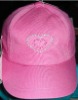 Wholesale Red colours of sports hat with embroidery logo
