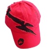 Discharged embroidery sports hats