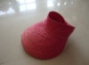 rose red straw golf/sun hat/sports hat