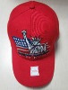 Wholesale sport visor promotional embroidery caps