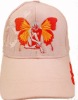 girls stylish embroidered hats and visors