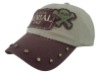 Washed cotton hat ( washed sports hat with printed logo )