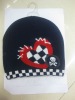 Wholesale fashion trendy knitted beanie hat sport hat