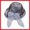 Wholesale Fashion lady hat,wedding hat with tiny flowers ornament.