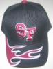 Wholesale embroidered 100%cotton washed baseball hat