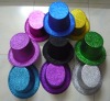 Wholesale plastic Glitter Top Hat