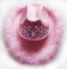 Feather Cowboy Carnival Party Hat