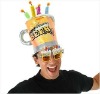 Beer Birthday Candle Cake Party Hats MH-0293