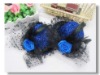 Wholesale fascinator with mini top hat and handmade flower,go with the formal dress,RYH0023-blue