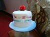 Wholesale cheap plush velvet party hat/ carnival hat/birthday hat