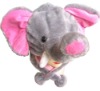 Wholesale party hat,plush elephant hat
