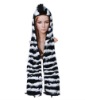 Wholesale plush halloween zebra hat