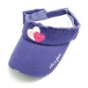 Wholesale ladies sun visor hat with Embroidery