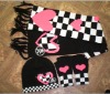 Wholesale Acrylic Fashion Jacquard Children's Winter Scarf Hat Set