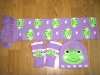 Wholesale child fashion scarf & hat set / Acrylic scarf / Jacquard scarf