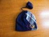 Wholesale Men's Acrylic Fashion Beanie Embroidered Knitted Winter Hat