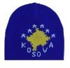Wholesale Kosovo fans jacquard hat