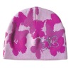 Wholesale flower logo jacquard acrylic hat