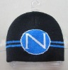Wholesale blue stripe hot sell soccer fan hats