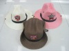 Fasion kids straw cowboy hat