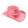 red fashional paper cowboy hat