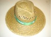 Rush straw fedora for man