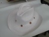 white paper cowboy hat