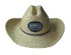 Wholesale (HCB1302) Natural Paper Straw Cowboy Hat