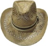 Wholesale western raffia handmade cowboy straw hat