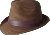 Wholesale cowboy hat/fedora straw hat