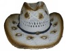 Wholesale Girls straw hats paper cowboy hat