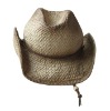 Wholesale (CCB1004)Natural Straw Cowboy Hat For Children