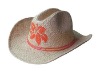 Wholesale Natural Paper Straw Cowboy Hat